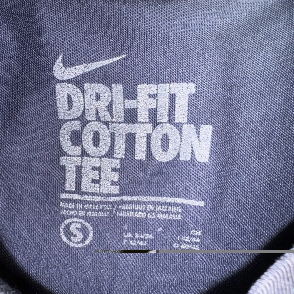 Nike Dri Fit Cotton Tee Men's Size Small Black